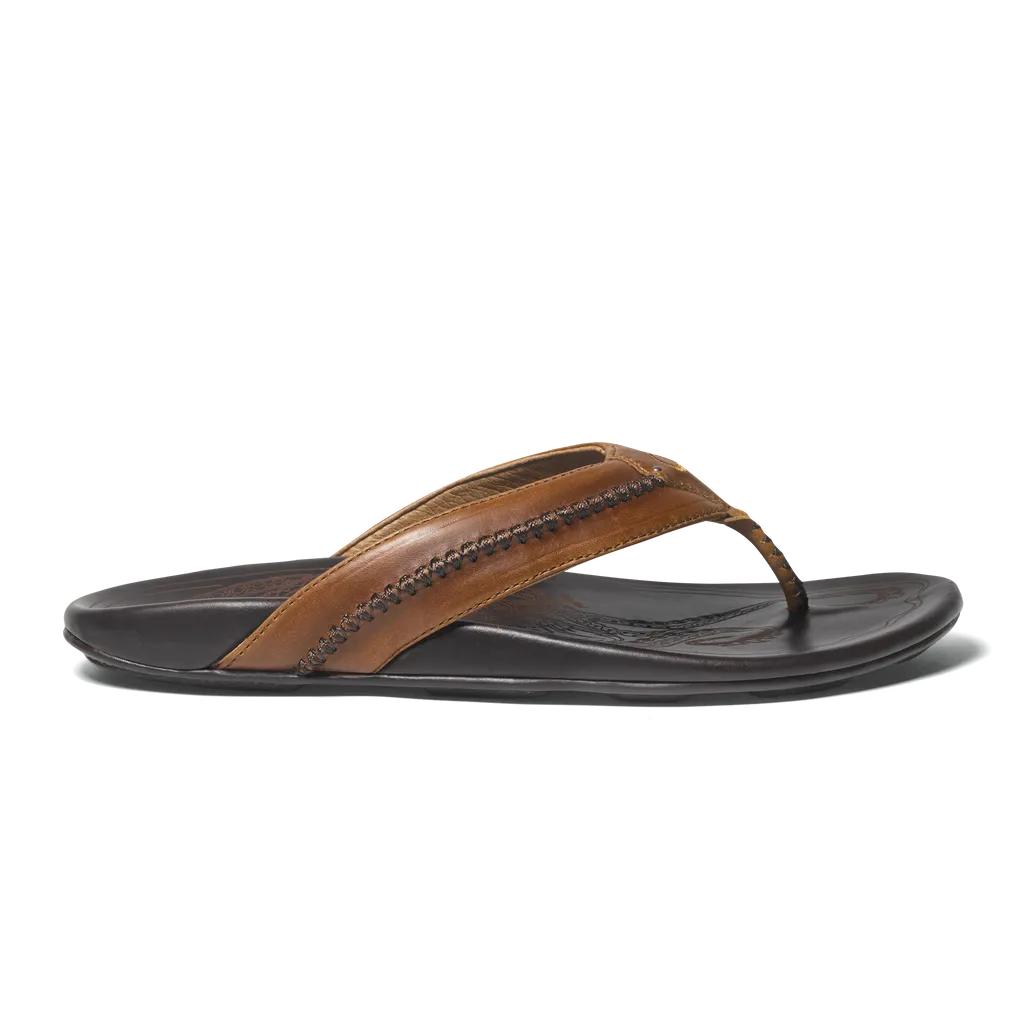 Olukai Mea Ola - Tan/ Dark Java